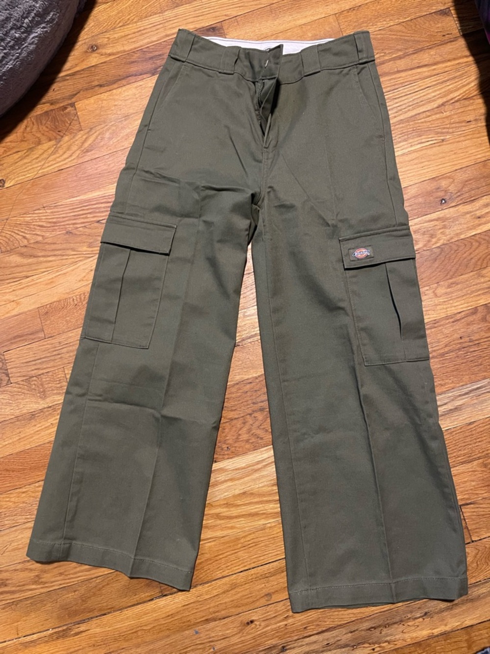 Dickies Olive Green Straight-Leg Cargo Pants